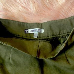 Olive Dress Pants Flare
